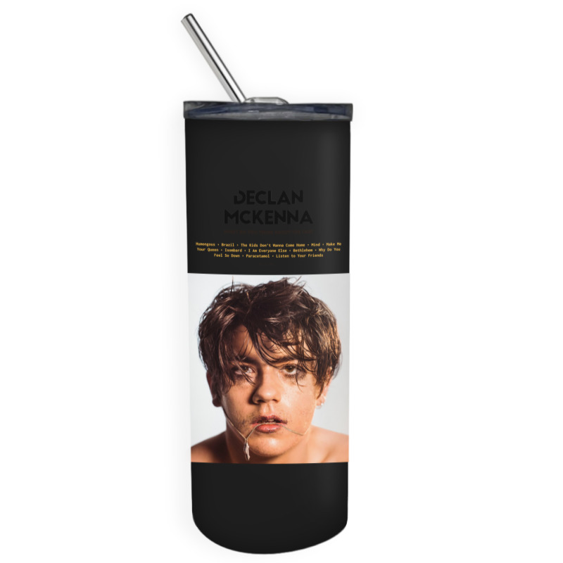 Declan Mckenna   Zeros (2020) Music Album Cover Skinny Tumbler | Artistshot