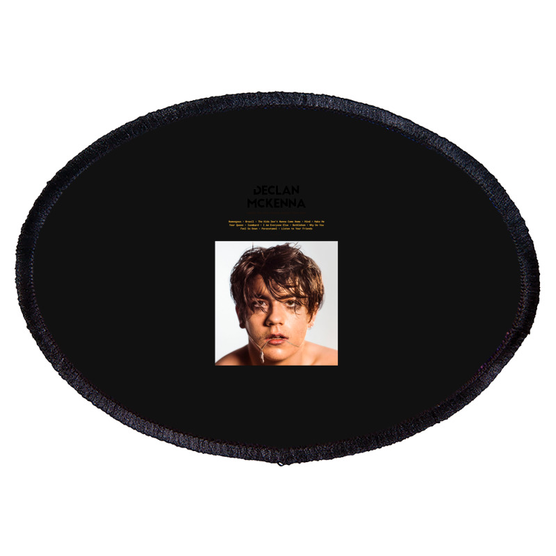 Declan Mckenna   Zeros (2020) Music Album Cover Oval Patch | Artistshot