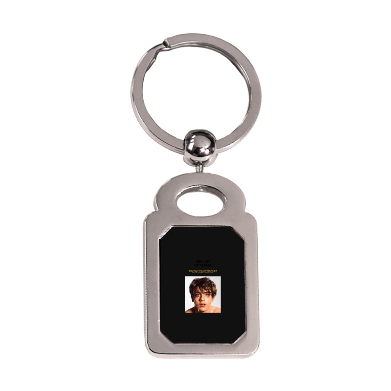 Declan Mckenna   Zeros (2020) Music Album Cover Silver Rectangle Keychain | Artistshot