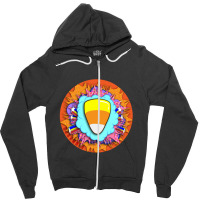 Candy Corn Pop Zipper Hoodie | Artistshot