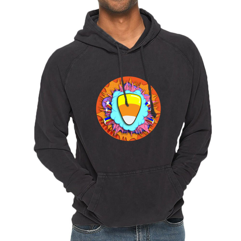 Candy Corn Pop Vintage Hoodie | Artistshot