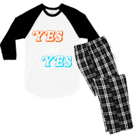 Yes Or Yes Premium Men's 3/4 Sleeve Pajama Set | Artistshot