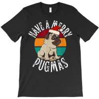 Pug Christmas Dog Santa Merry Pugmas Xmas Gifts T Shirt T-shirt | Artistshot