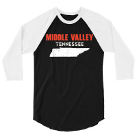 Middle Valley Tennessee Usa State America Travel Tennessean 3/4 Sleeve Shirt | Artistshot