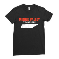 Middle Valley Tennessee Usa State America Travel Tennessean Ladies Fitted T-shirt | Artistshot