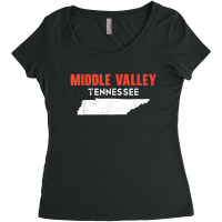 Middle Valley Tennessee Usa State America Travel Tennessean Women's Triblend Scoop T-shirt | Artistshot