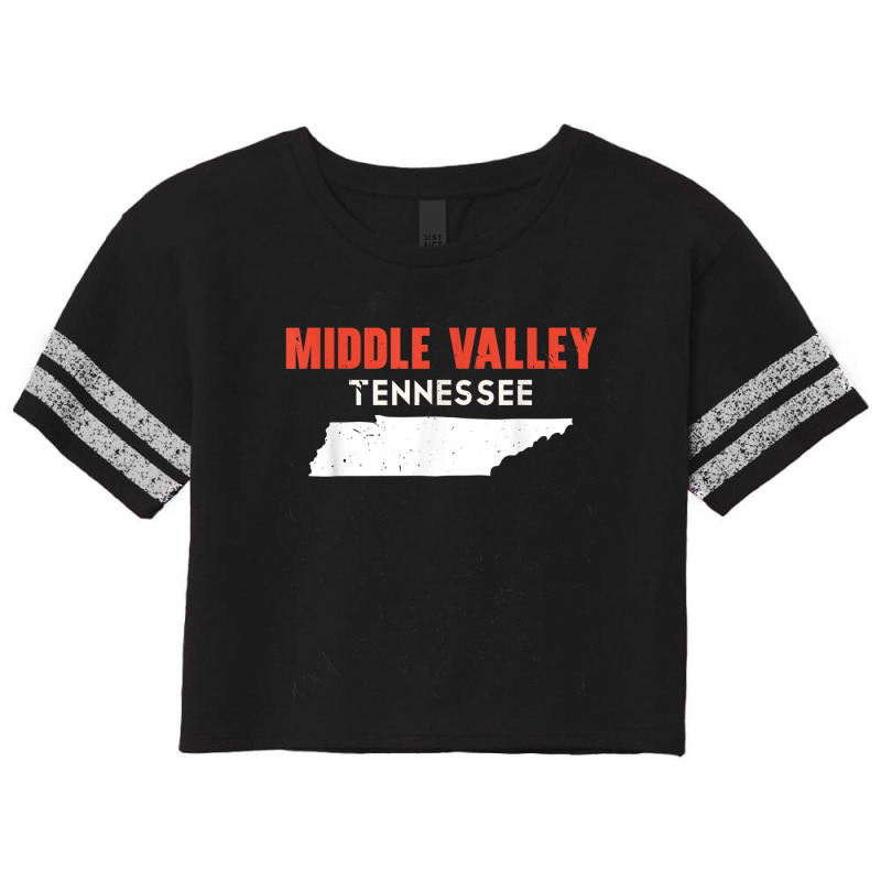 Middle Valley Tennessee Usa State America Travel Tennessean Scorecard Crop Tee by Uniform | Artistshot