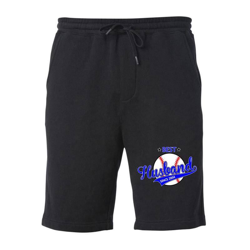 Best Husbond Since 2004 Baseball Fleece Short | Artistshot