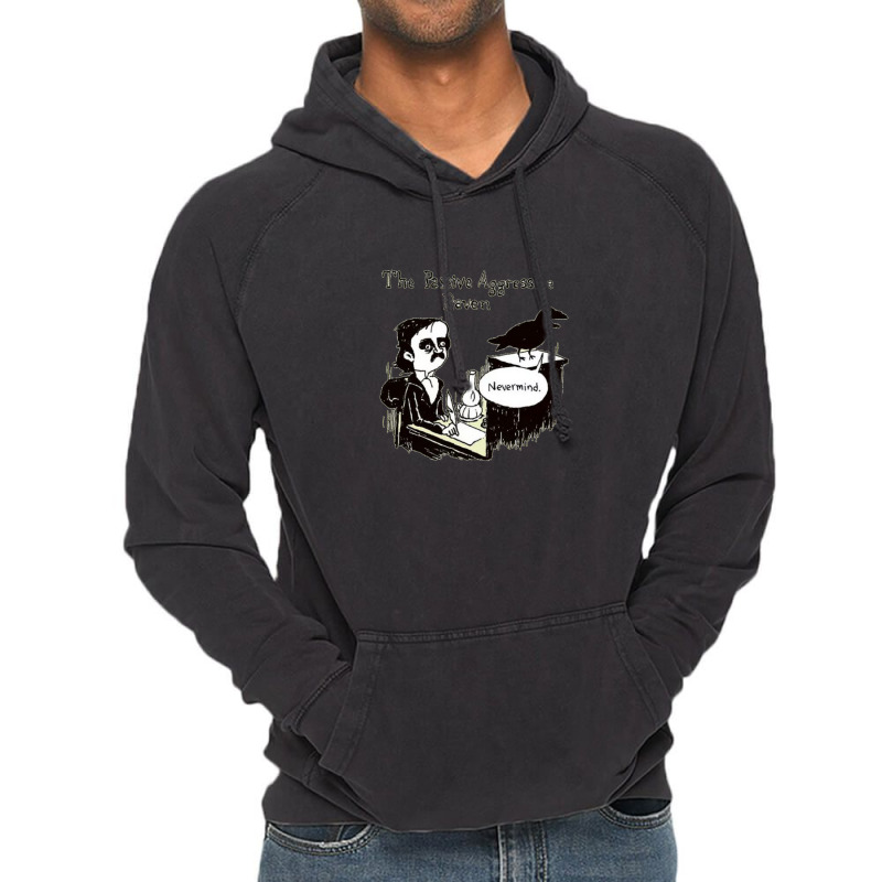 Passive Aggressive Raven Vintage Hoodie by MickeyRobison | Artistshot