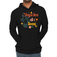 Nopales De Leer Spanish Teacher Maestra Cactus Bilingual T Shirt Lightweight Hoodie | Artistshot