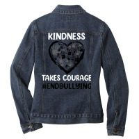 Unity Day Orange Kids Love Sign Language 2022 Anti Bullying T Shirt Ladies Denim Jacket | Artistshot