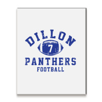 Dillon Panthers Football - 7 Metal Print Vertical | Artistshot