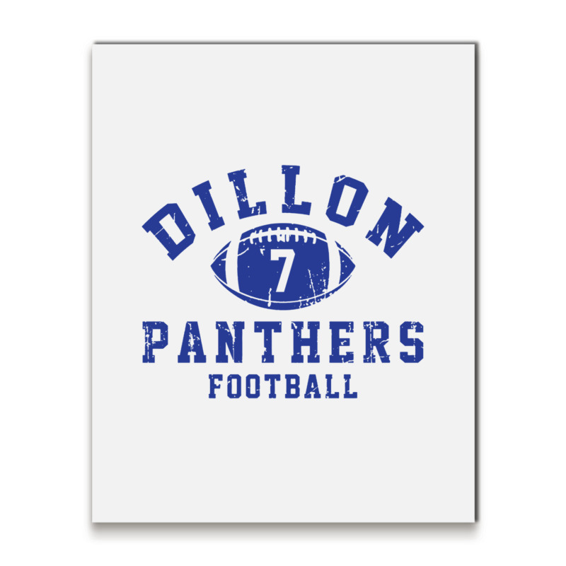 Dillon Panthers Football - 7 Metal Print Vertical | Artistshot