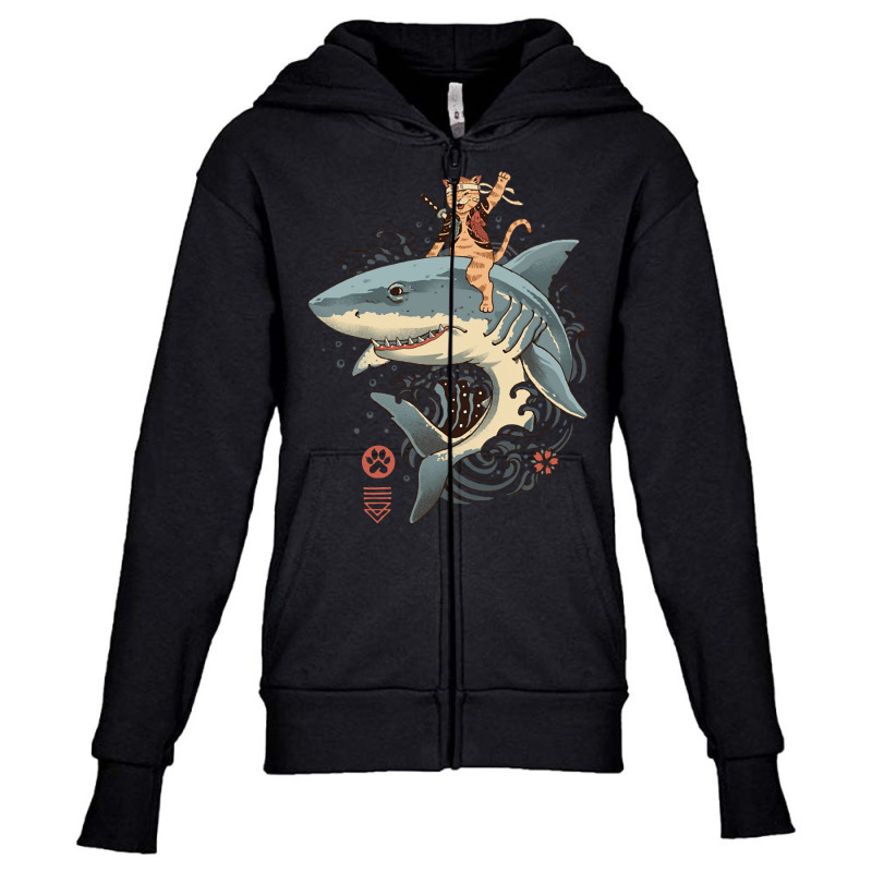 Catana Shark Youth Zipper Hoodie by Kanmopsuk45 | Artistshot