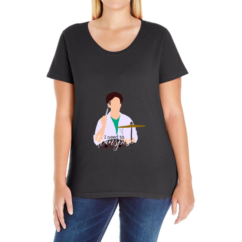 Bandstand   Drummer I Need To Transpose Ladies Curvy T-Shirt by JAMESDSHARP | Artistshot