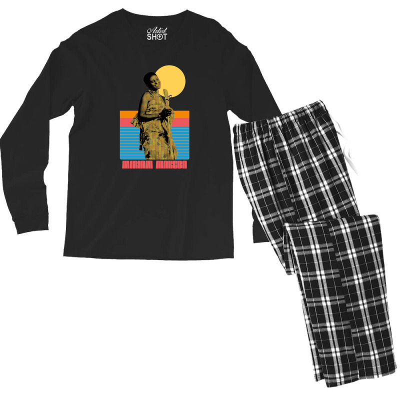 Miriam Makeba Men's Long Sleeve Pajama Set | Artistshot