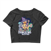 Dungeons And Sloths Crop Top | Artistshot