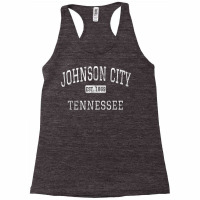 Johnson City Tennessee Tn Vintage T Shirt Racerback Tank | Artistshot