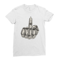 Fuck Fingers Robotic Style For Boyfriend Ladies Fitted T-shirt | Artistshot