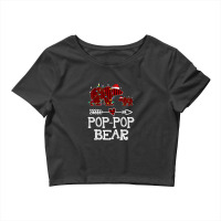 Christmas Lights Pajama Matching Red Crop Top | Artistshot