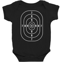 Human Silhouette Shooting Range Target Sweatshirt Baby Bodysuit | Artistshot