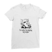 Funny Cartoon Of Organist For Boyfriend Ladies Fitted T-shirt | Artistshot