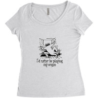 Funny Cartoon Of Organist For Boyfriend Women's Triblend Scoop T-shirt | Artistshot