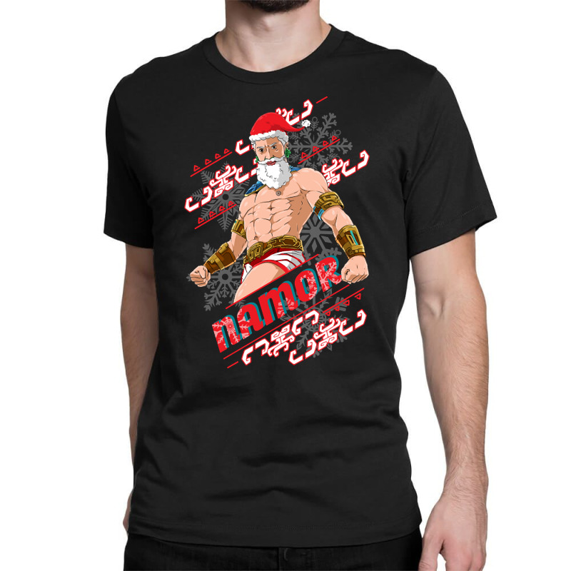 Namor Christmas Edition - Sub Mariner Classic T-shirt by Kanjolen689 | Artistshot