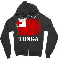 Vintage Tonga Flag For Tongan Gift T Shirt Zipper Hoodie | Artistshot