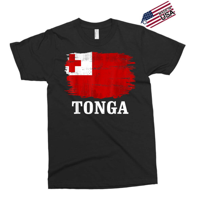 Vintage Tonga Flag For Tongan Gift T Shirt Exclusive T-shirt by cm-arts | Artistshot