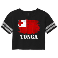 Vintage Tonga Flag For Tongan Gift T Shirt Scorecard Crop Tee | Artistshot