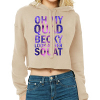 Oh My Quad Becky Look At Her Squat Tank Top Cropped Hoodie | Artistshot