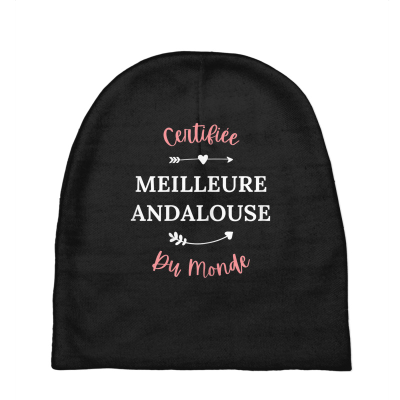 Womens Copine Andalouse Humour Meilleure Andalouse Baby Beanies | Artistshot