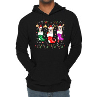 Corgi Christmas Pretty Corgi Chrismas Light Corgi Dog Lover Xmas Costu Lightweight Hoodie | Artistshot