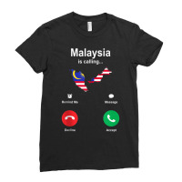 Malaysia Is Calling Tank Top Ladies Fitted T-shirt | Artistshot