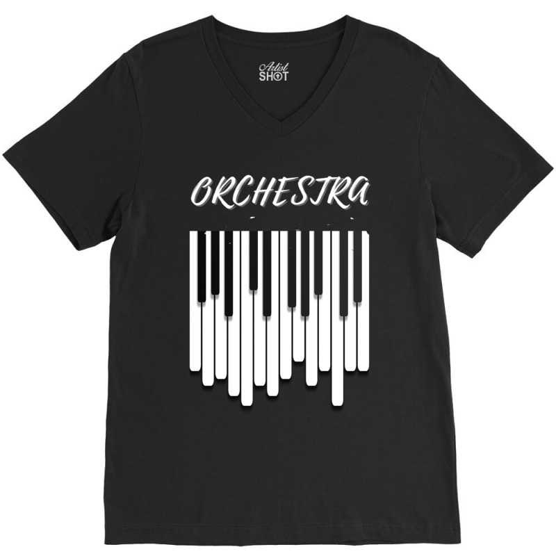 Gift Orchestra Music V-neck Tee | Artistshot