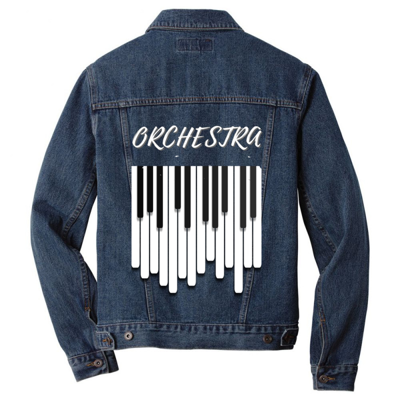 Gift Orchestra Music Men Denim Jacket | Artistshot