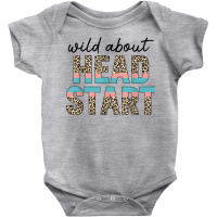 Wild About Head Start Teacher Leopard 1st Day Back To School T Shirt Baby Bodysuit | Artistshot