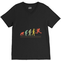 Guitar Evolution Guitarist Retro Vintage V-neck Tee | Artistshot