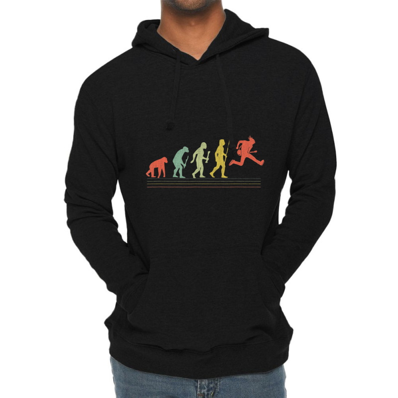 Guitar Evolution Guitarist Retro Vintage Lightweight Hoodie by cm-arts | Artistshot