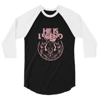 He Is Legend Merch Vampire Bat 3/4 Sleeve Shirt | Artistshot