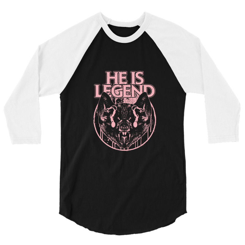 He Is Legend Merch Vampire Bat 3/4 Sleeve Shirt by TerryFoutch | Artistshot