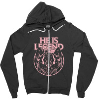 He Is Legend Merch Vampire Bat Zipper Hoodie | Artistshot