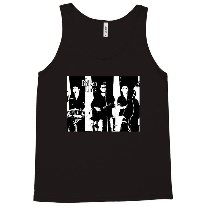 Broken Lines Merchant Png Tank Top | Artistshot