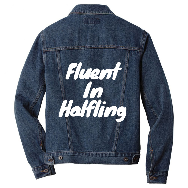 Fluent In Halfling Men Denim Jacket | Artistshot