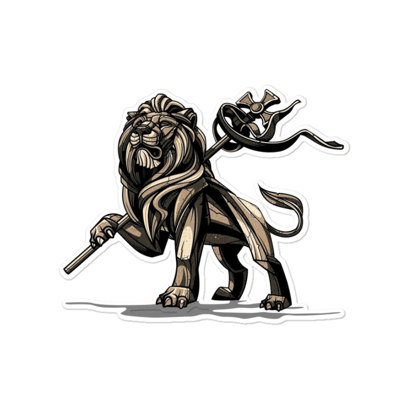 Lion Statue Sticker | Artistshot