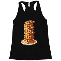 Tall Stack Of Waffles And Syrup Racerback Tank | Artistshot