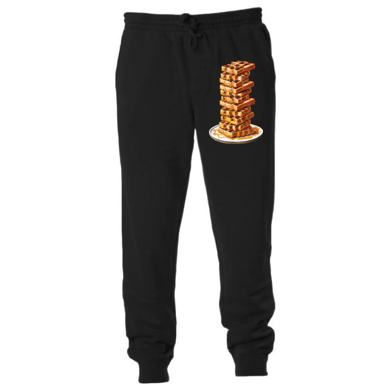 Tall Stack Of Waffles And Syrup Unisex Jogger by Outpost | Artistshot