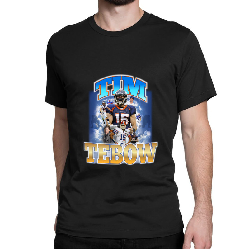 Tebow Time! Classic T-shirt by RoseannTrujillo | Artistshot