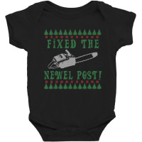 Chainsaw Christmas Ugly Christmas Sweater Baby Bodysuit | Artistshot